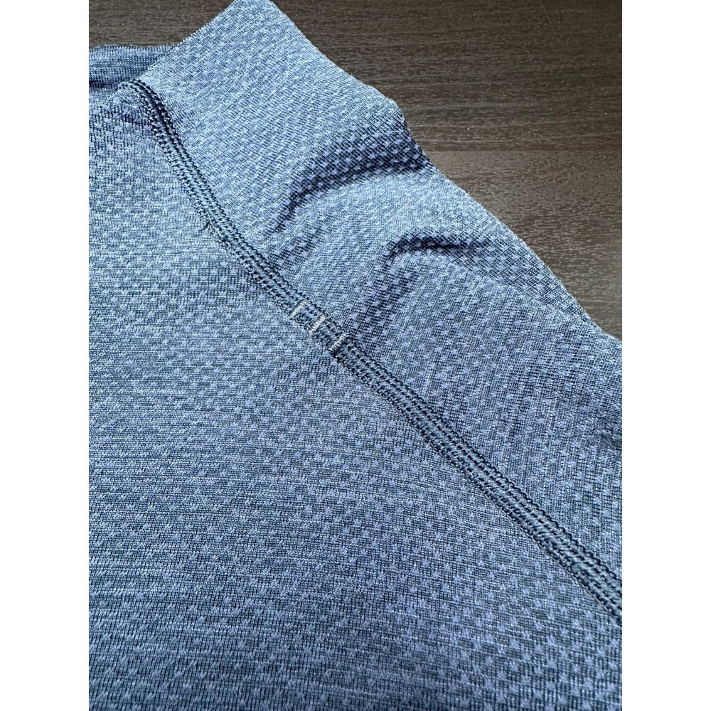 Lululemon Metal Vent Tech 1/2 Zip 2.0 Pullover Mens XL Blue Long Sleeve - Picture 4 of 8